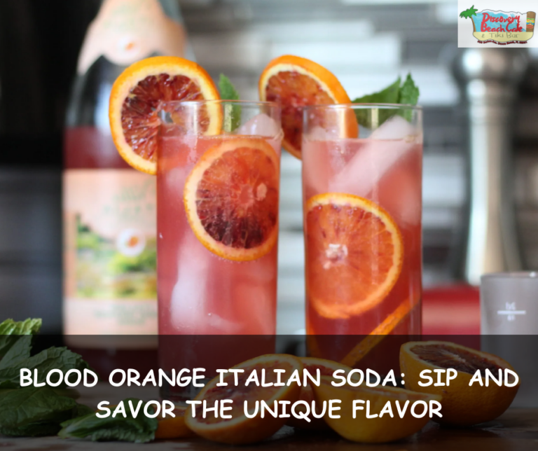 Blood Orange Italian Soda: Sip and Savor the Unique Flavor