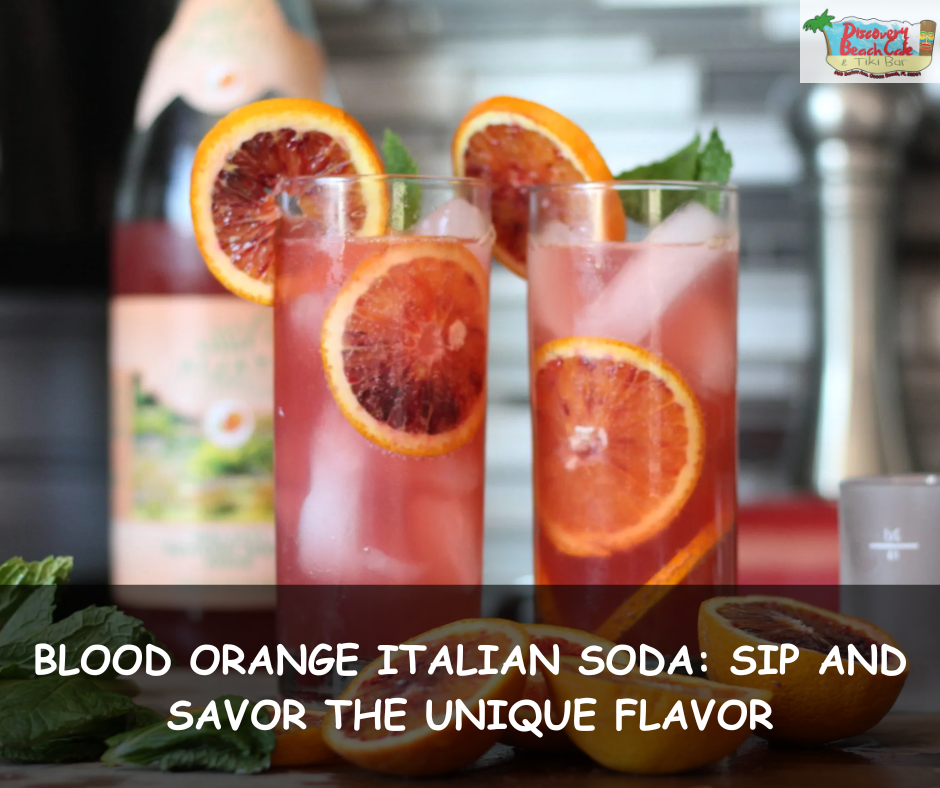 Blood Orange Italian Soda