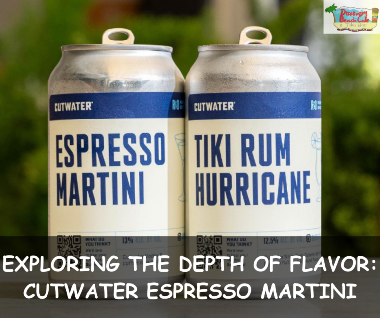 Exploring the Depth of Flavor: Cutwater Espresso Martini